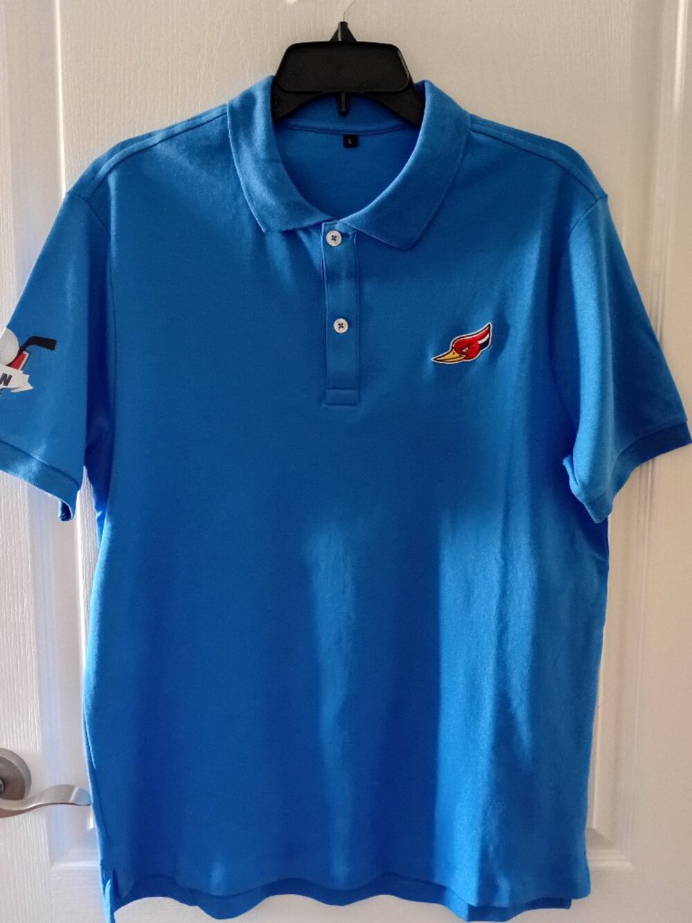 Golf Shirt Woodpecker Zach Hyman Golf Tournament NEW